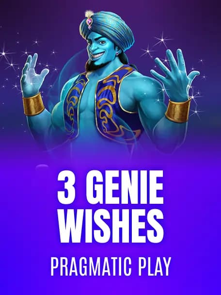3 Genie Wishes slot poster