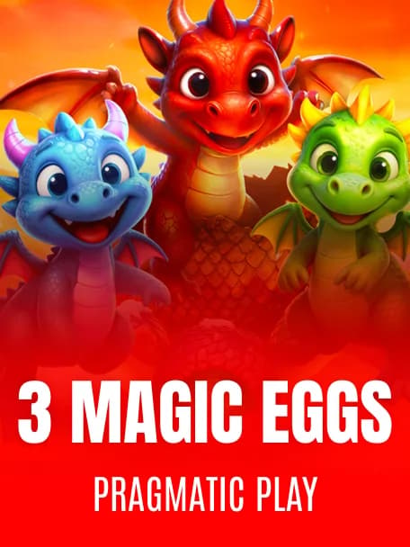3 Magic Eggs slot poster