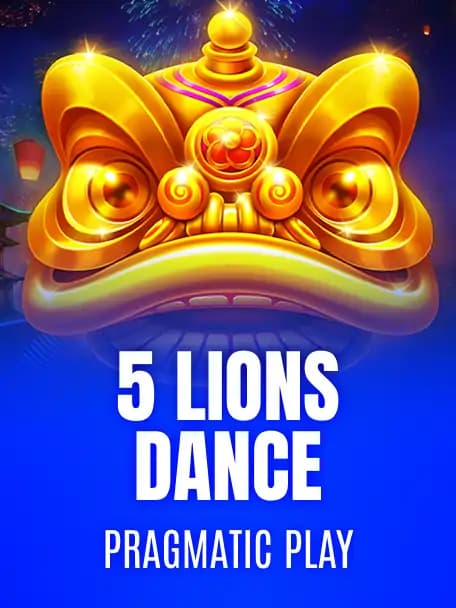 5 Lions Dance slot poster