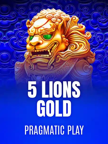 5 Lions Gold slot poster