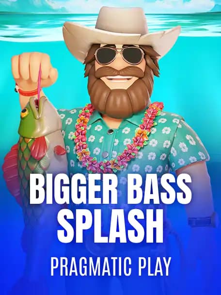 Bigger Bass Splash slot poster
