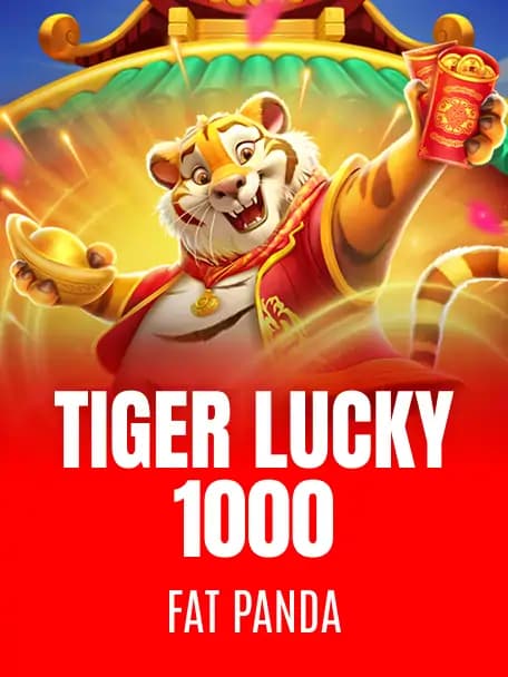 Lucky Tiger 1000 slot poster