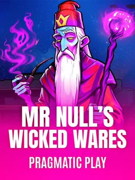 Mr Null’s Wicked Wares slot poster