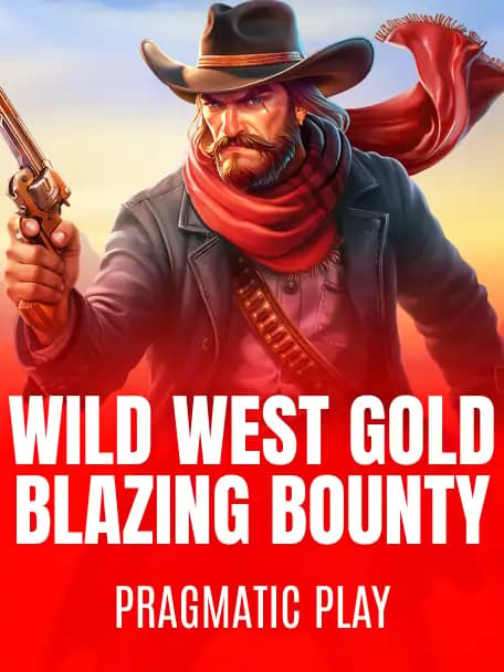Wild West Gold Blazing Bounty slot poster